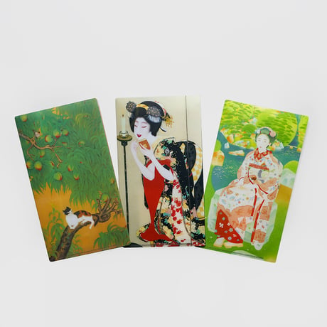 「京都画壇の青春」展　チケットクリアファイル 金田和郎 水蜜桃