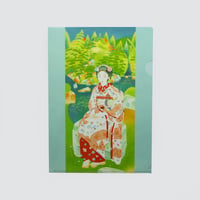「京都画壇の青春」展　A4クリアファイル 土田麦僊 舞妓林泉