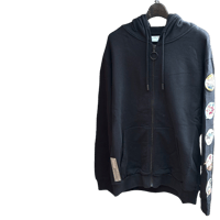 【古着商品】OFF WHITE PATCH ZIPUP HOODIE