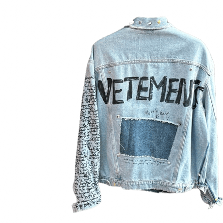 【古着商品】VETEMENTS STUDS OVERSIZE DENIM JACKET