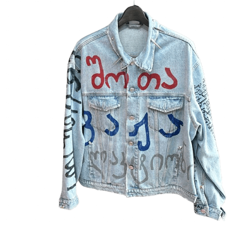 【古着商品】VETEMENTS STUDS OVERSIZE DENIM JACKET