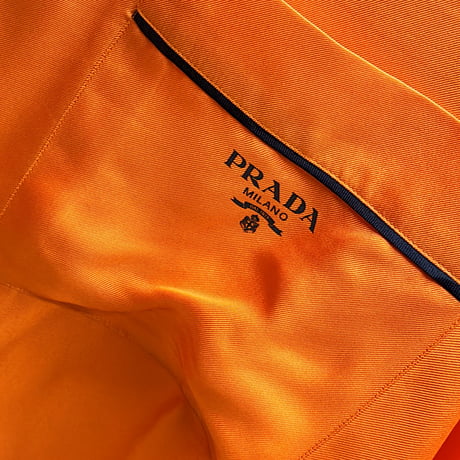 【古着商品】PRADA Short sleeved Silk Twill Shirts