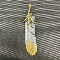 ※ASK商品 goro's 金ツメ先金　特大フェザー(左)