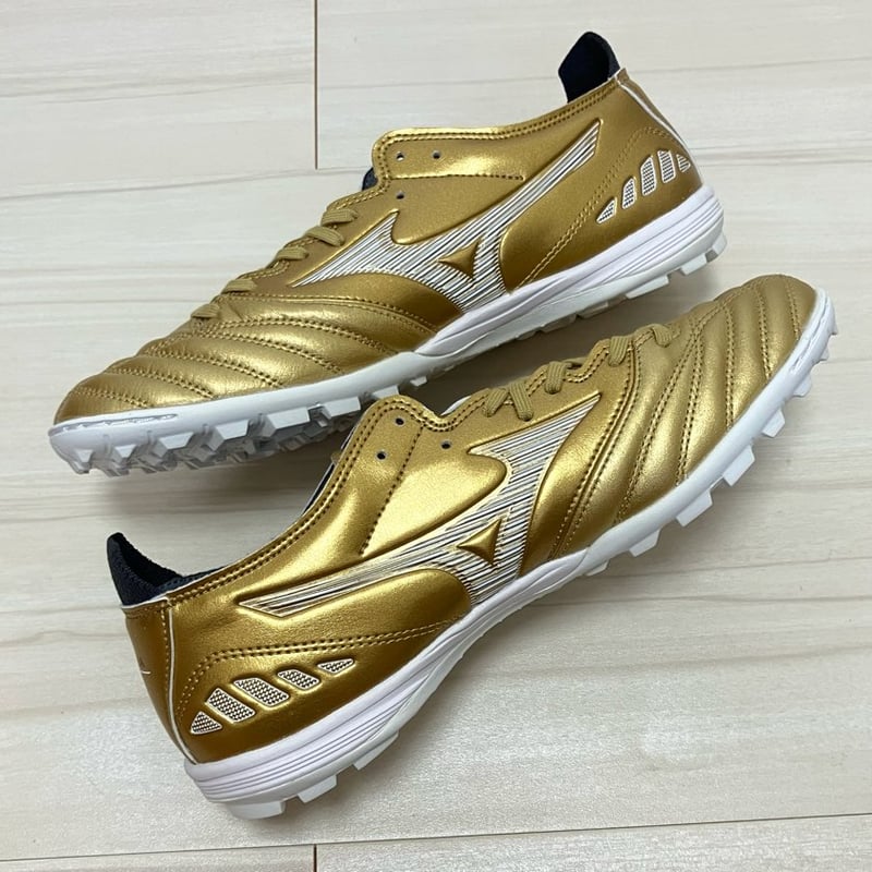 Mizuno Morelia Proシューズ シルバー/ゴールド/海外限定正規品 Mizuno Morelia Neo 3 Pro AS Soccer Shoes Gold (2384) Turf