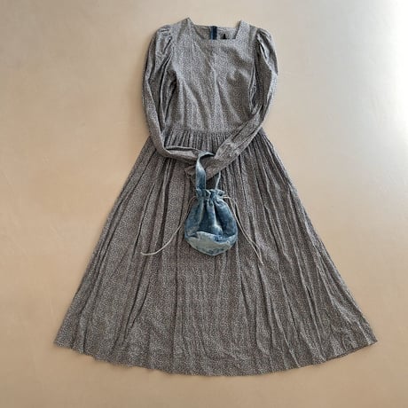 CORNFLOWER BAG  (ホロスコープ柄・ブルーフラワー柄）