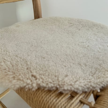 Sheep skin circle seat pad ♡