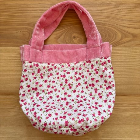 PEONY BAG     ( pink Berry・red rose)