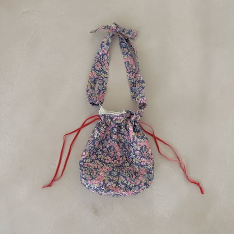pink flower  pochetto ❤︎　raspberry ribbon