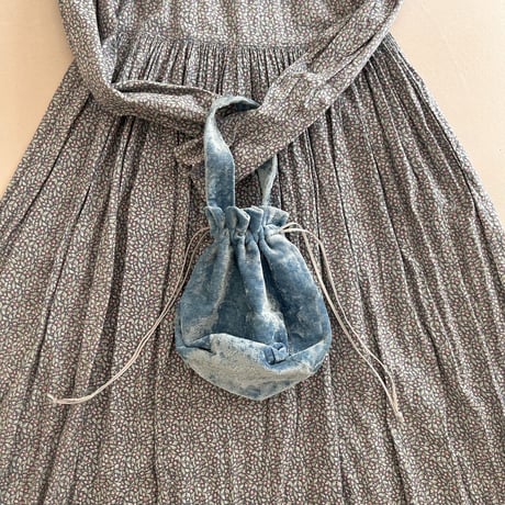 CORNFLOWER BAG  (ホロスコープ柄・ブルーフラワー柄）