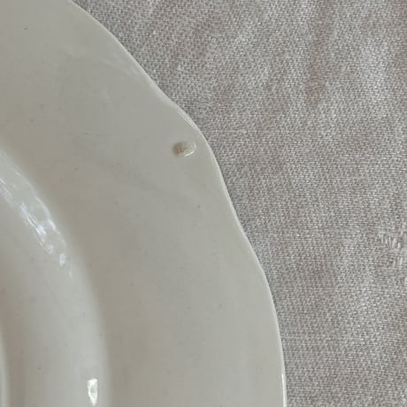 lovely gold flowers plate