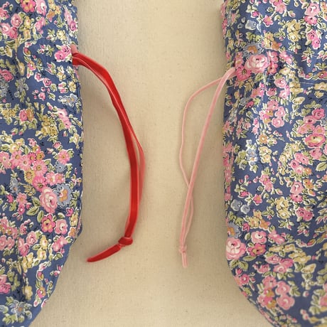 pink flower  pochetto ❤︎　raspberry ribbon