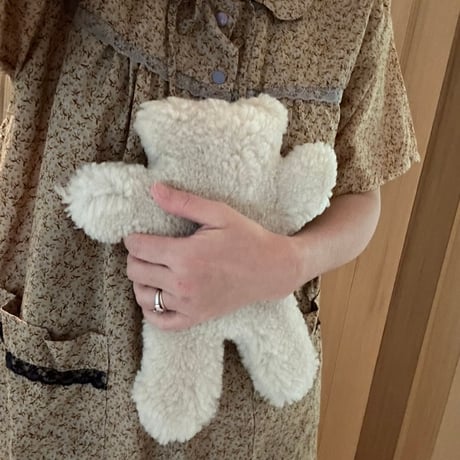 Sheep skin hot water bottle "Eric Flat" junior ♡