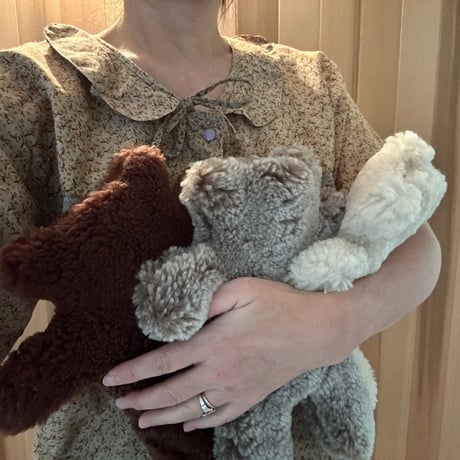 Sheep skin hot water bottle "Eric Flat" junior ♡