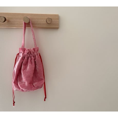PEONY BAG     ( pink Berry・red rose)