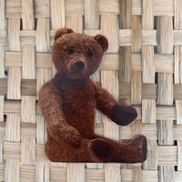 Lovely brawn teddy bear post card ❤︎
