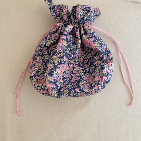 pink flower  pochetto ❤︎　raspberry ribbon