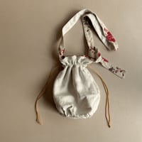 Antique linen pochette ❤︎