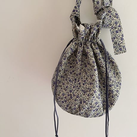 original pochette  blue flowers ❤︎