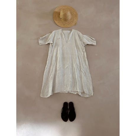 Antique linen dress