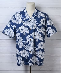 ROYAL HAWAIIAN CREATIONS Blue Aloha Shirt ロイヤルハ