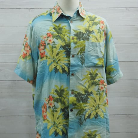 ISLAND REPUBLIC Used Aloha Shirt アイランドリパブリック アロハシャツL【古着※ダメージあり】
