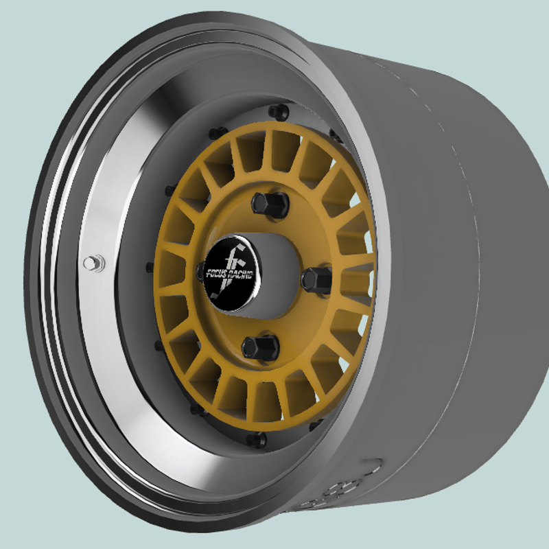 PA16 KS-CU3専用14インチF-RCG TYPEホイール ケイSTYLE! THEスト