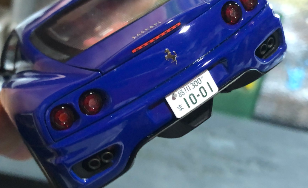 PA9 ナンバープレート3ナンバーセット ケイSTYLE! 1/24scale カー