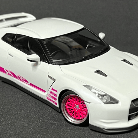 CU2　T社R35GT-R用ローダウンパーツ　THEストリートシリーズ　1/24scale　カーモデル用 　1台分　 3Dプリント　レジン製
