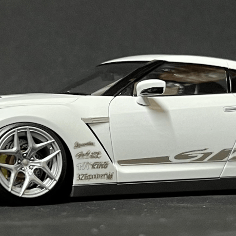 CU2　T社R35GT-R用ローダウンパーツ　THEストリートシリーズ　1/24scale　カーモデル用 　1台分　 3Dプリント　レジン製