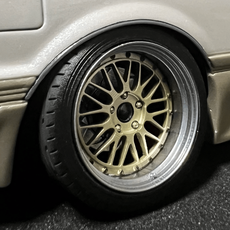 1/64　トヨタ　ソアラ改　BBS-LM　アルミ製　深リム　ハチマル 1/64 トヨタ ソアラ改 BBS-LM アルミ製 深リム ハチマル おもちゃ