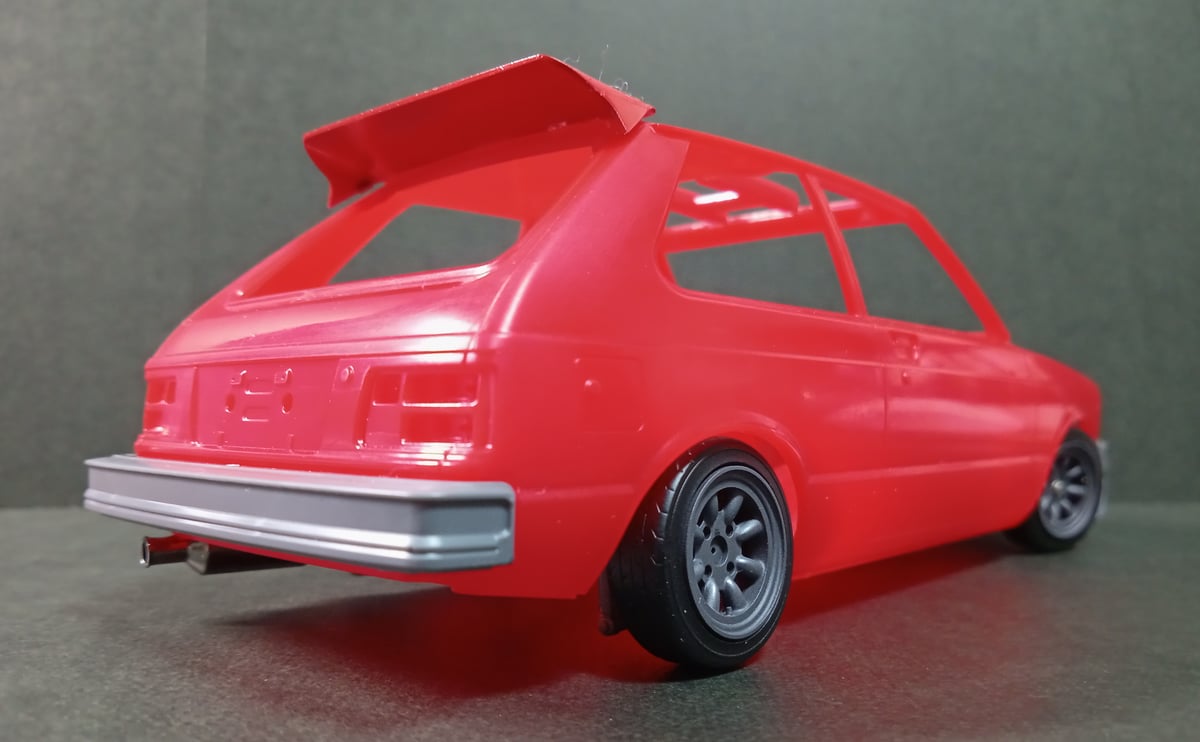 KONAMI 1/64 スターレット改造～！ローダウン～！鬼キャンバー～！ CU8 ハセガワ製KP61スターレット用ローダウンパーツ THEストリート