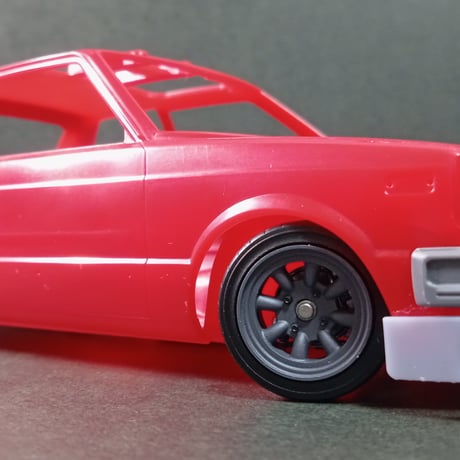 PA35　ハセガワ製KP61スターレット用OPパーツセット　ケイSTYLE!　THEストリートシリーズ　1/24scale　カーモデル用　1台分　3Dプリント　レジン製