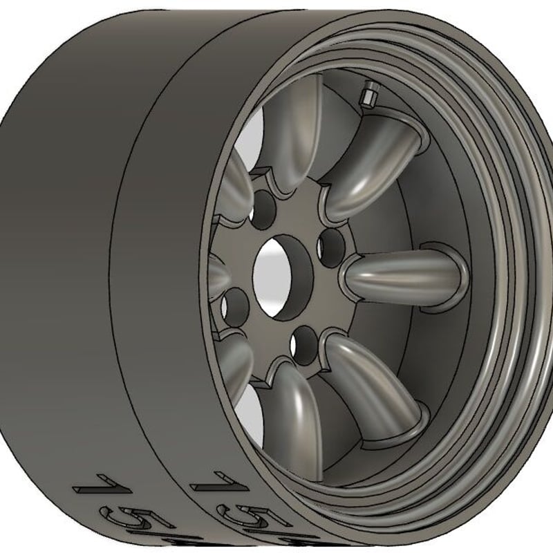 S41 15インチ4H-RS-8 R-TYPEホイール 4本セット ケイSTYLE! THEス