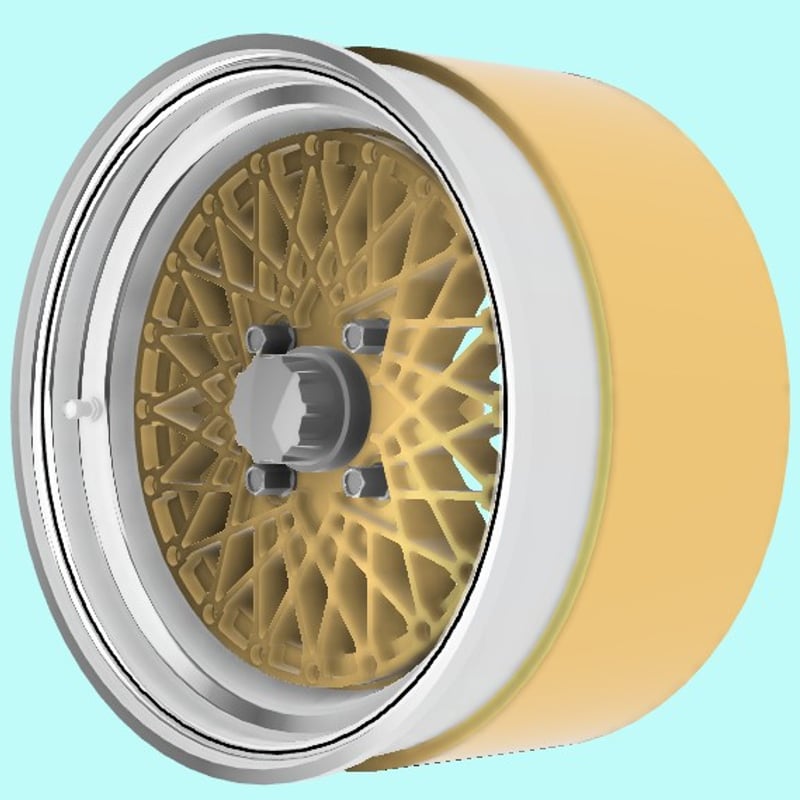 PA56 KS-CU12 専用 15インチFメッシュホイール ケイSTYLE! THEストリー