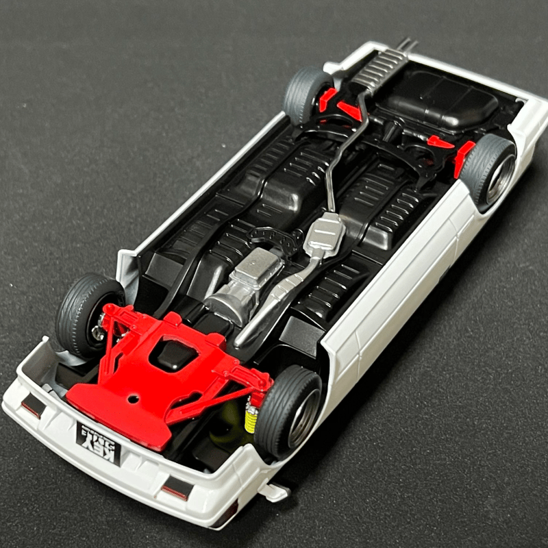 CU3 T社10ソアラ用ローダウンパーツ THEストリートシリーズ 1/24scale