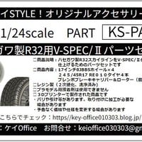 PA48　ハセガワ製R32用V-SPEC/Ⅱパーツセットおまけつき THEストリートシリーズ 1/24scale カーモデル用 1台分