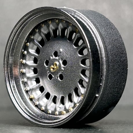 PA61　20インチリバレルY33CIMA純正ホイール　ケイSTYLE!　THEストリートシリーズ　1/24scale　カーモデル用　1台分　3Dプリント　レジン製