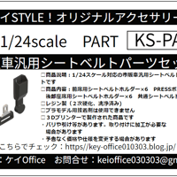 PA50　市販車汎用シートベルトパーツセット THEストリートシリーズ 1/24scale カーモデル用