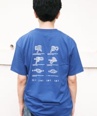 Barrel knot T (Blue)