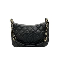 CHANEL キャビアスキン チェーンショルダーバッグ 9番台