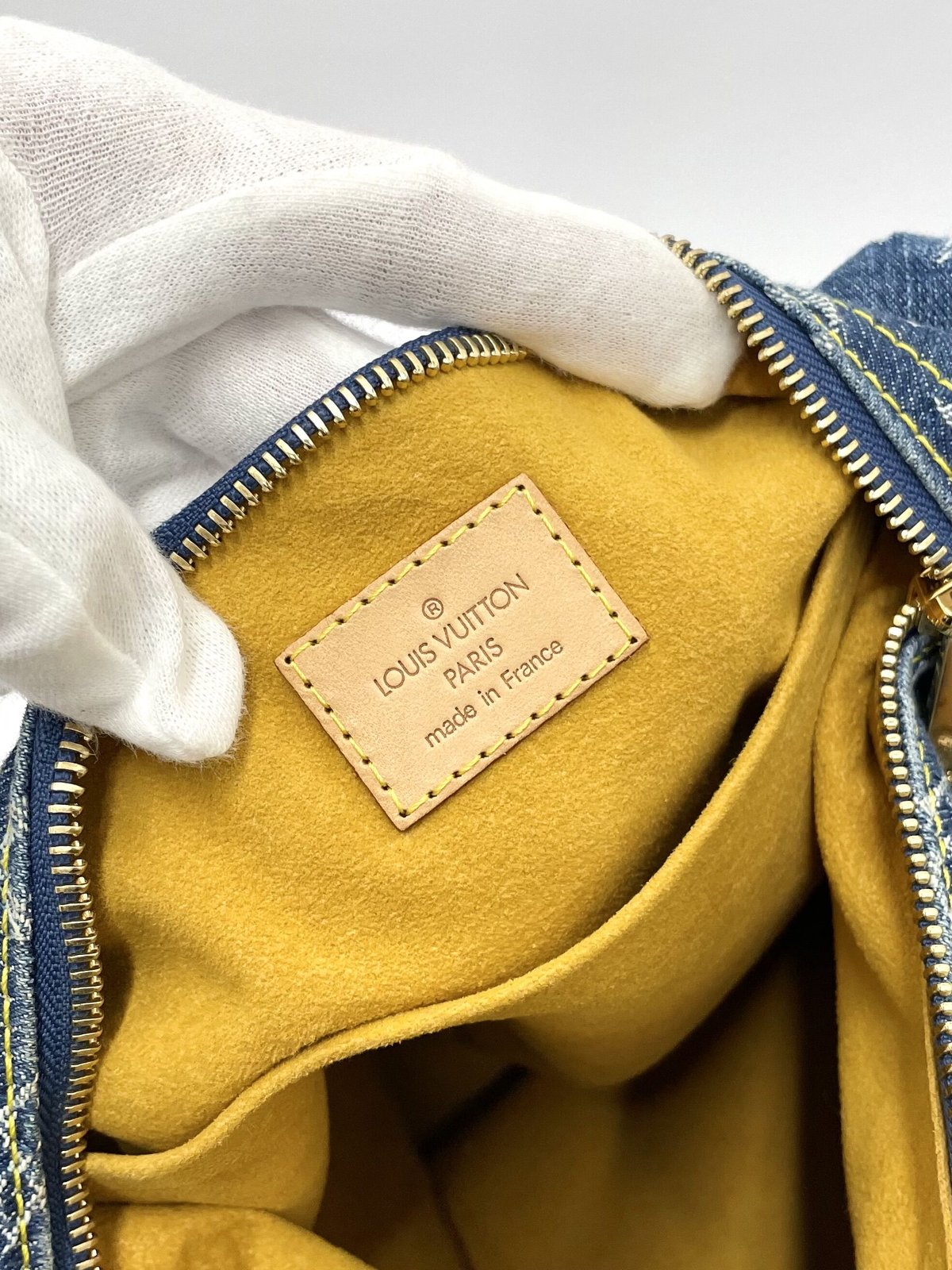 LOUIS VUITTON バギー GM モノグラムデニム ブルー 2WAYショルダー