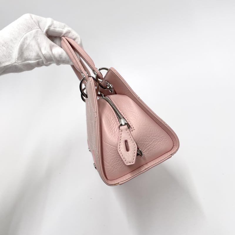 CHRISTIAN DIOR 美品レディディオール カナージュ ハンドバッグ CHRISTIAN DIOR 美品レディディオール カナージュ ハンドバッグ