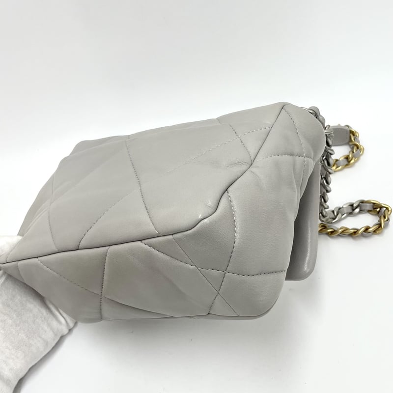 CHANEL ラムスキン 19ハンドバッグ/チェーンショルダーバッグ
