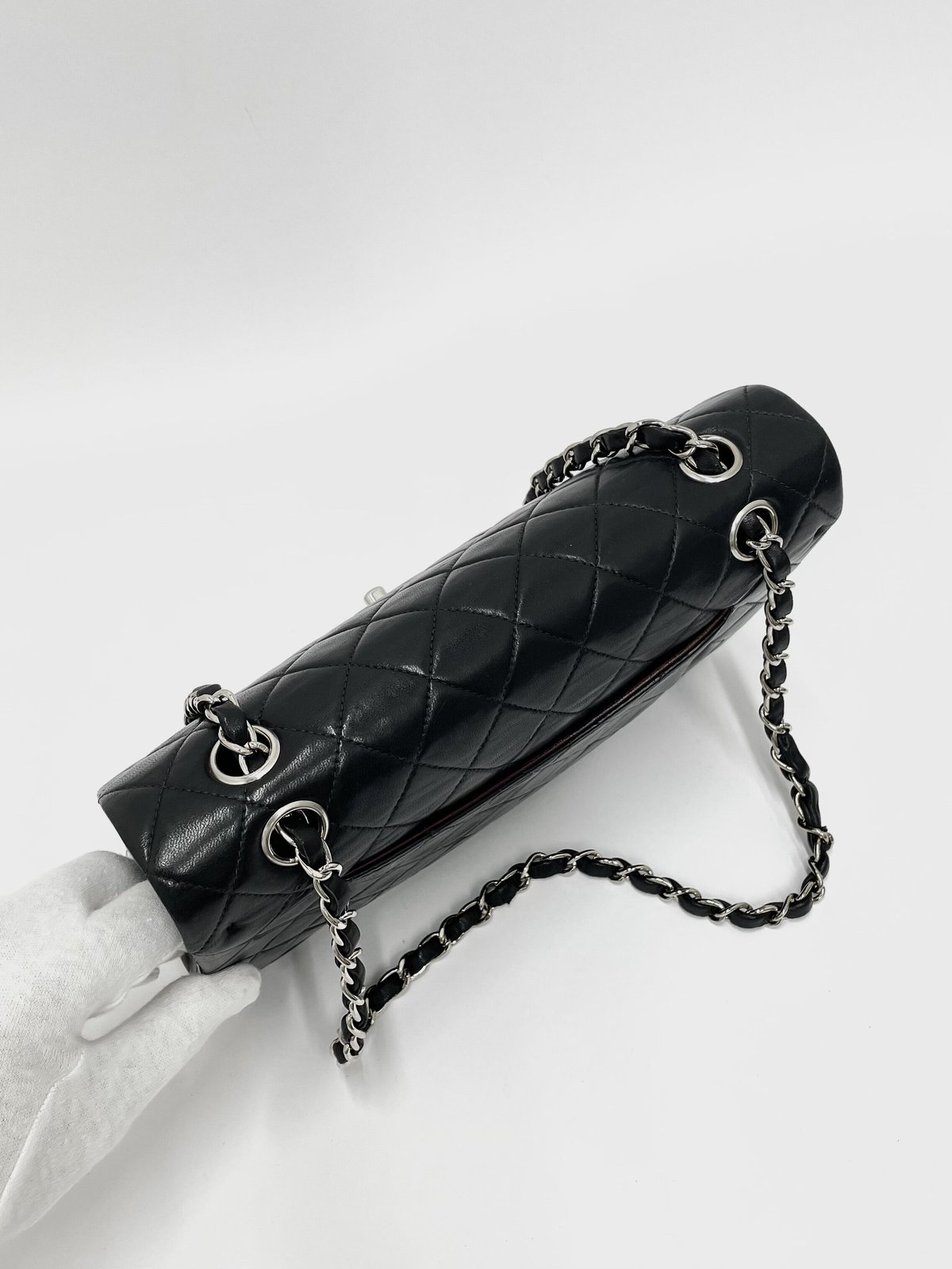 CHANEL ラムスキン マトラッセ25 Wフラップ チェーンショルダー CHANEL ラムスキン マトラッセ25 Wフラップ チェーンショルダー