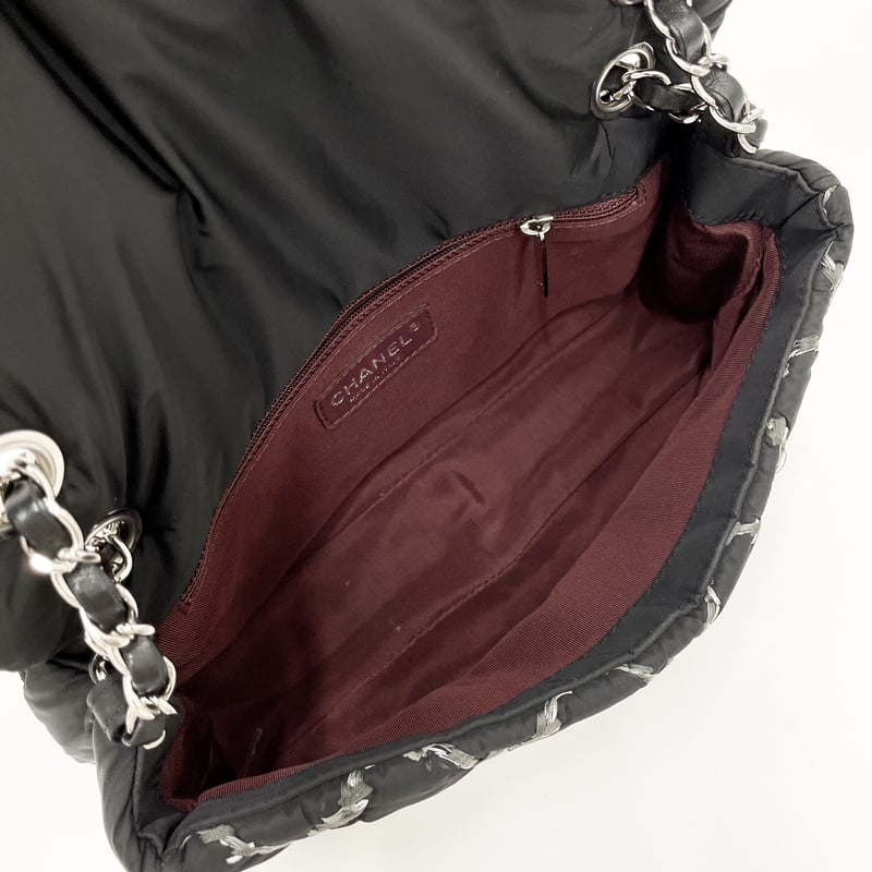 CHANEL マトラッセ ナイロン パリビザンス チェーンショルダーバッグ
