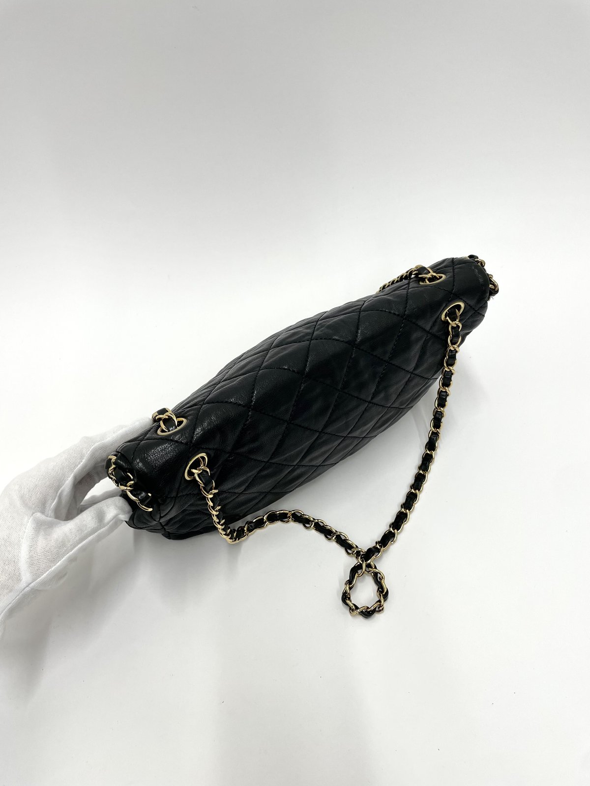 CHANEL マトラッセ チェーンショルダーバッグ 16番台 ラムスキン