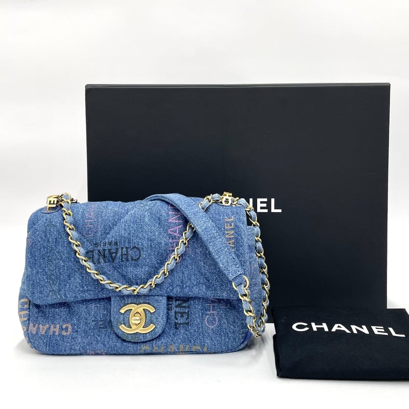 新品未使用【CHANEL シャネル　　ショルダーバッグ　デニム　ノベルティ】 新品 シャネル ノベルティ CHANEL デニム ショルダーバッグ ミニ