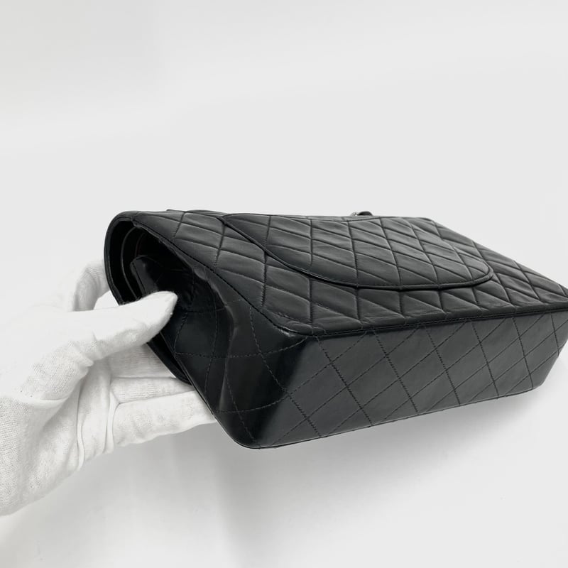 CHANEL ラムスキン マトラッセ25 Wフラップ チェーンショルダー CHANEL ラムスキン マトラッセ25 Wフラップ チェーンショルダー