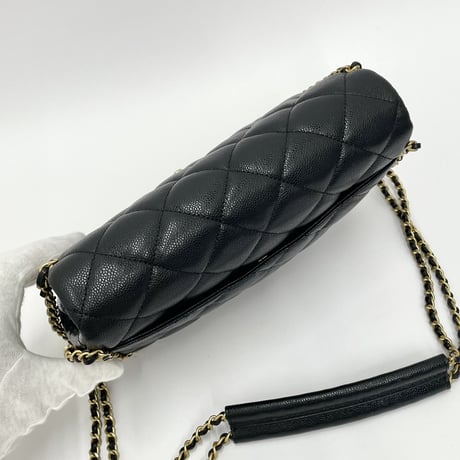 CHANEL キャビスキン マトラッセ コインチェーン ショルダーバッグ ICチープランダム番台