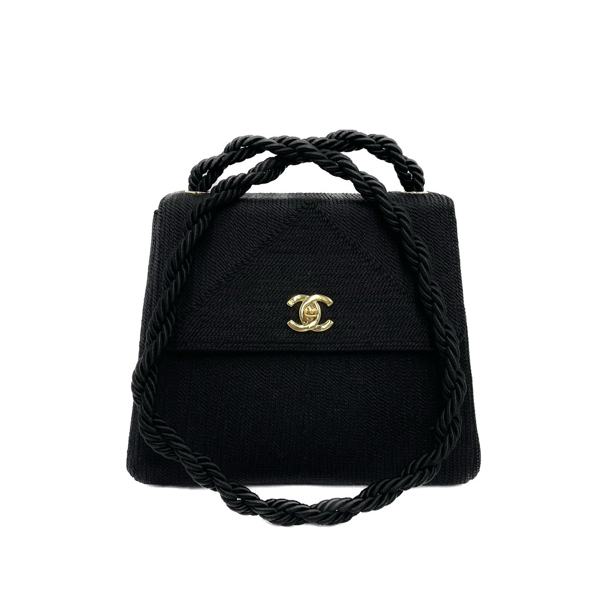 CHANEL シルクロープ ヴィンテージ ココ フラップ ショルダー CHANEL シルクロープ ヴィンテージ ココ フラップ ショルダー